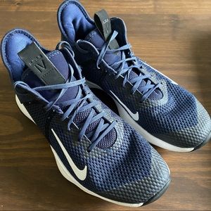 Nike LeBron Witness IV 4 TB Mens Midnight Navy Sz 8
